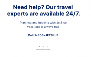 JetBlue airline cross-selling hotels - value proposition example 4