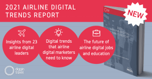 2021 Airline Digital Trends report by Diggintravel