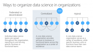 Example of Data Science Team organization models